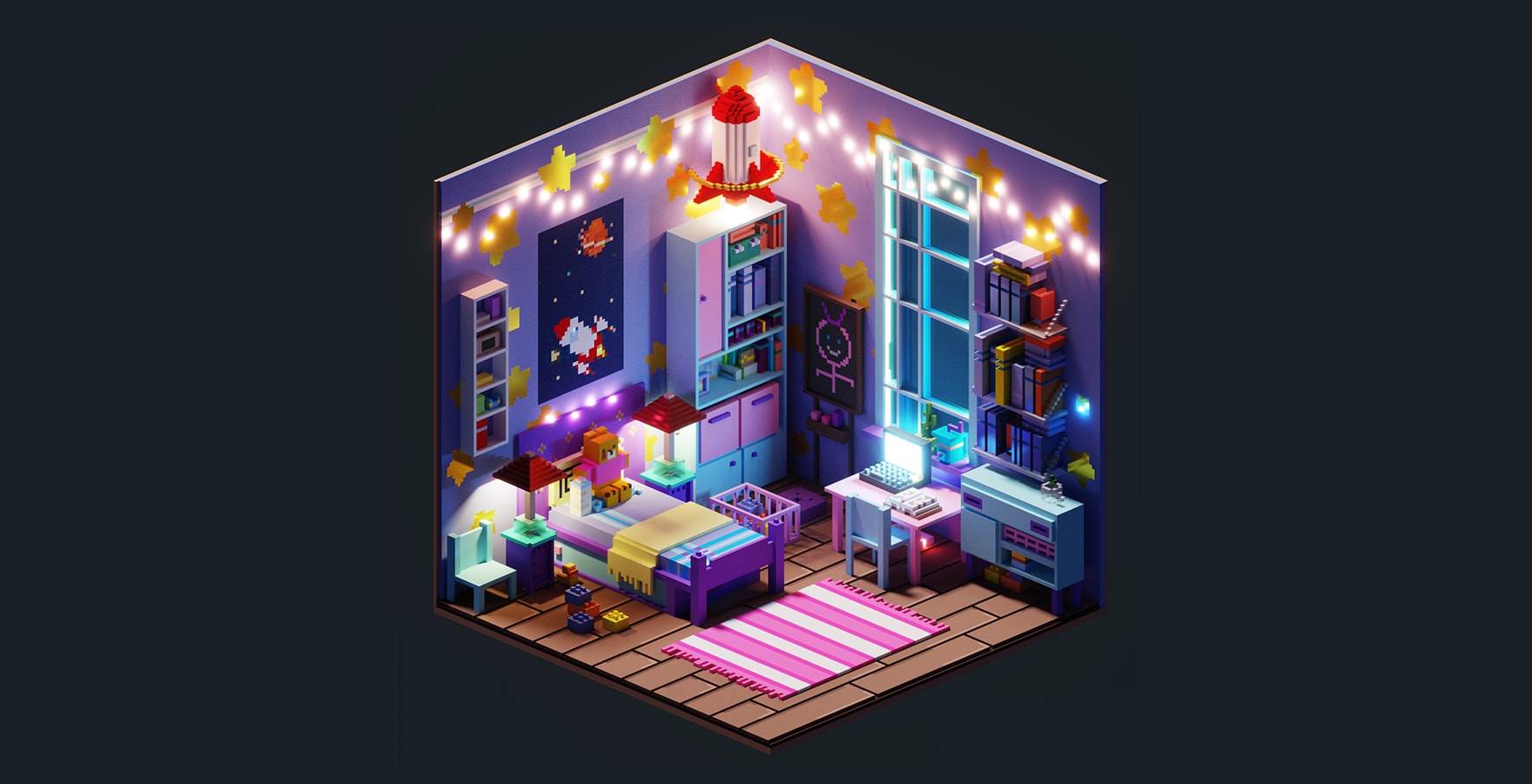 MagicaVoxel 0.99.4.2 像搭积木一样做3D场景