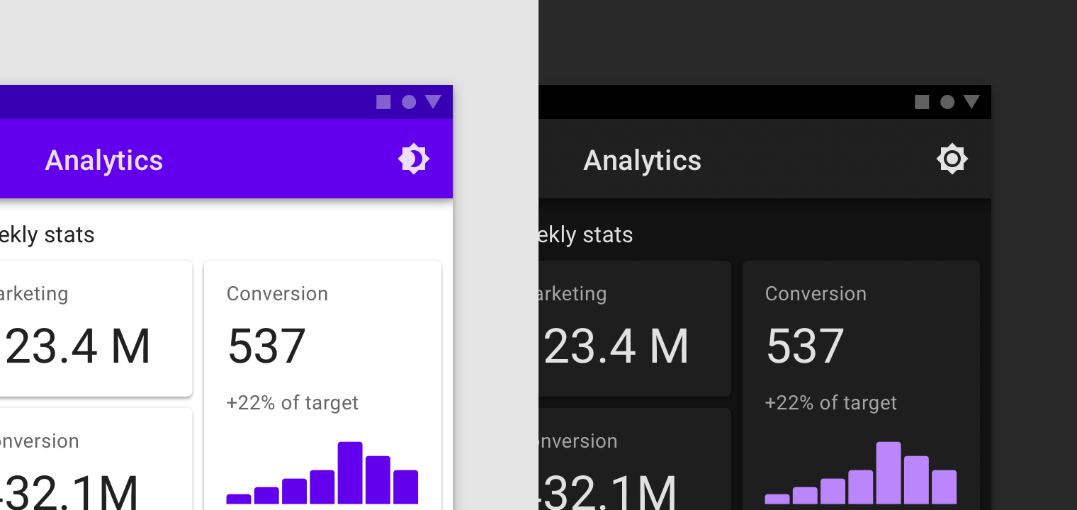 千呼万唤!这就是你们要的谷歌深色主题设计规范