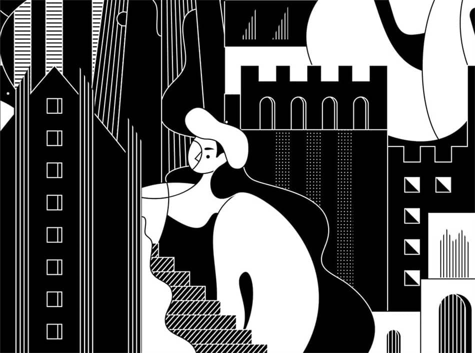 前字节跳动设计师出品！22天帮你系统掌握扁平插画绘制！