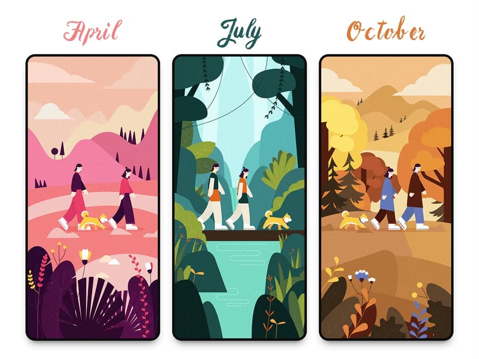 前字节跳动设计师出品！22天帮你系统掌握扁平插画绘制！