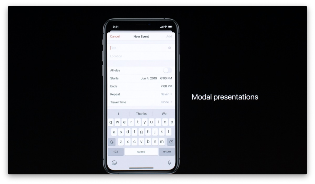图解WWDC 设计分会:iOS 13 设计新特性(1)
