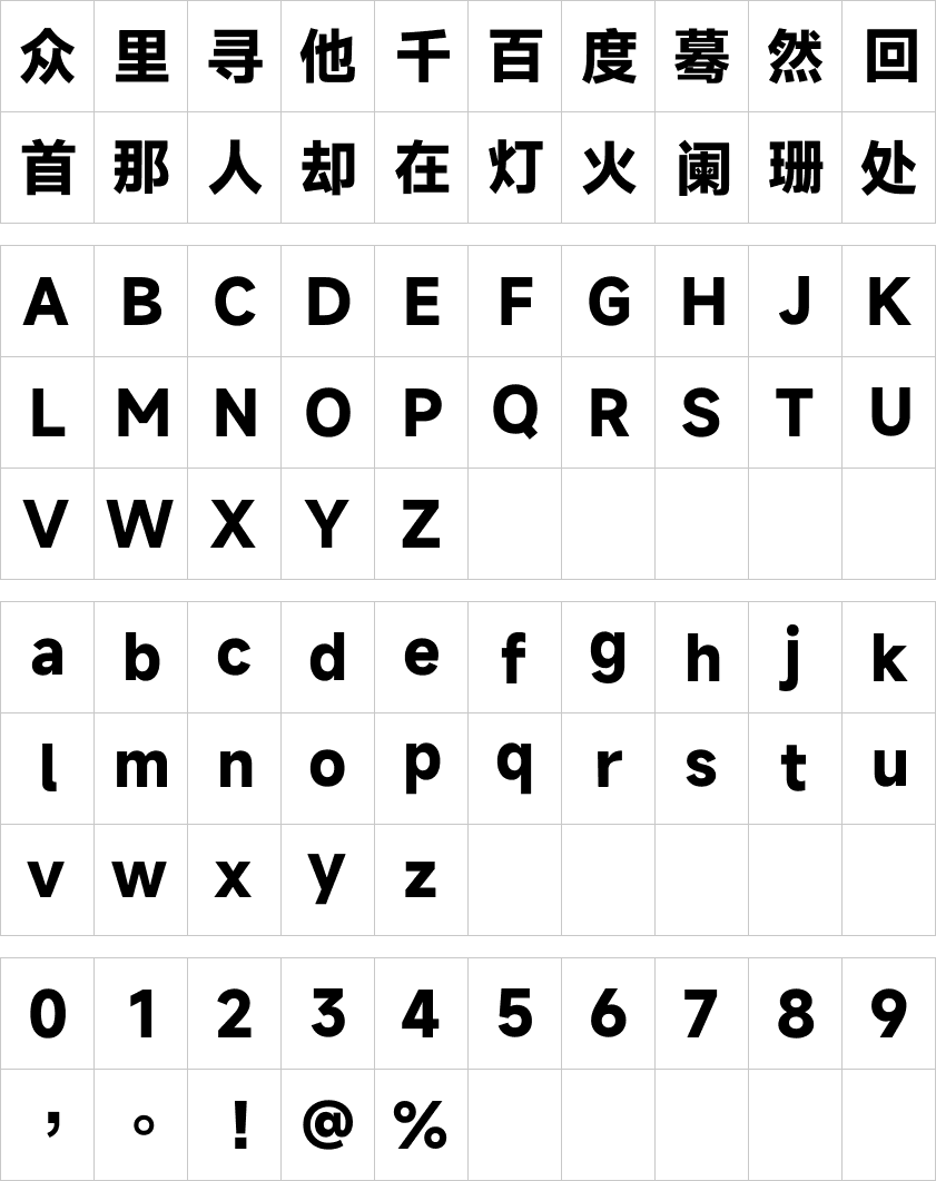 小米MiSans