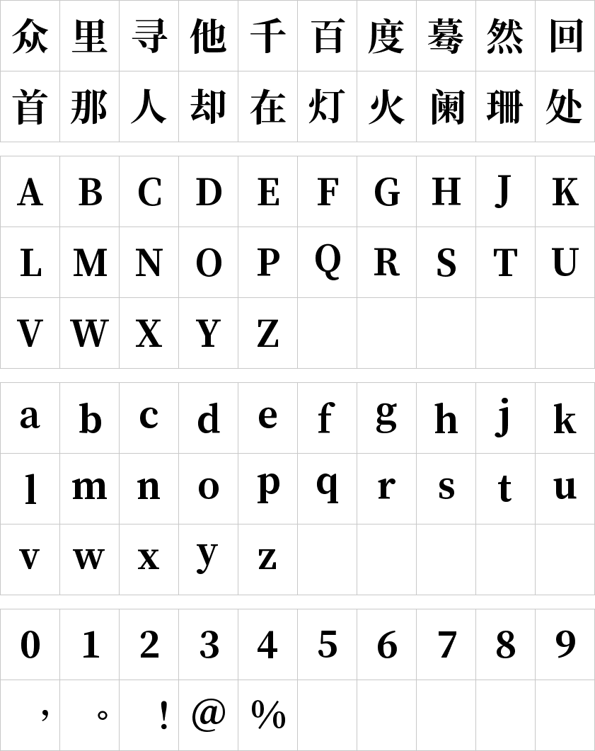 昭源宋體