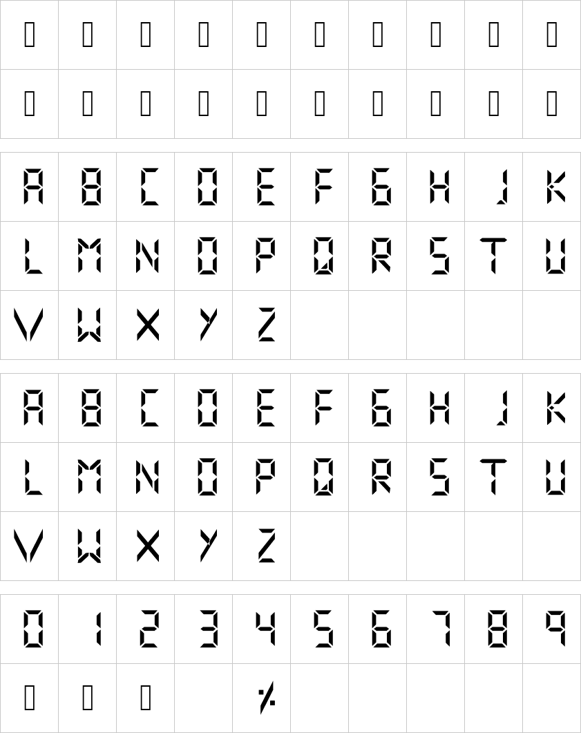 Digital Numbers