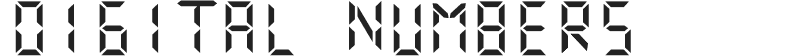 Digital Numbers