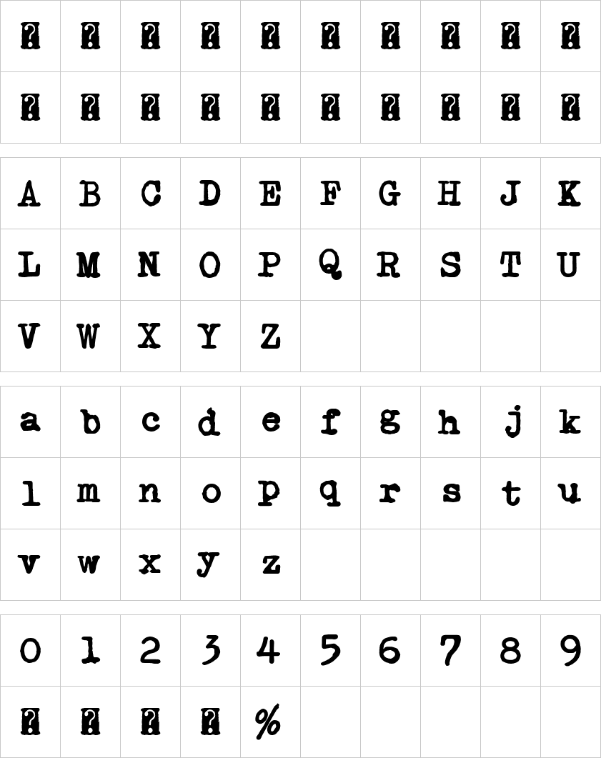 X Typewriter