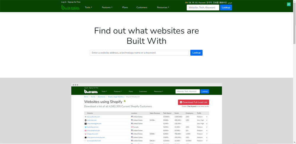 Builtwith