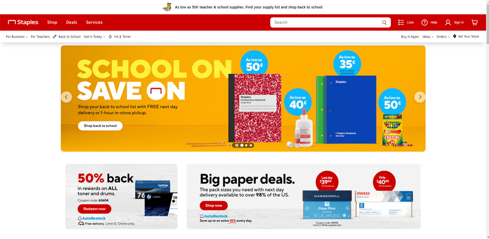 Staples