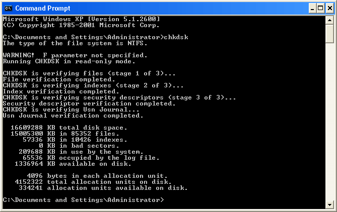 CHKDSK