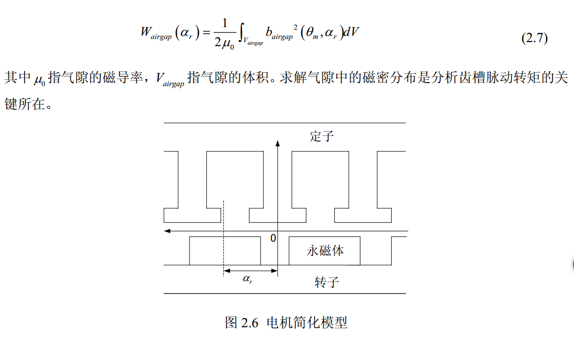 齿槽转矩