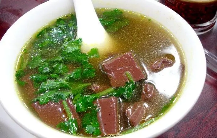 鸡鸭血汤