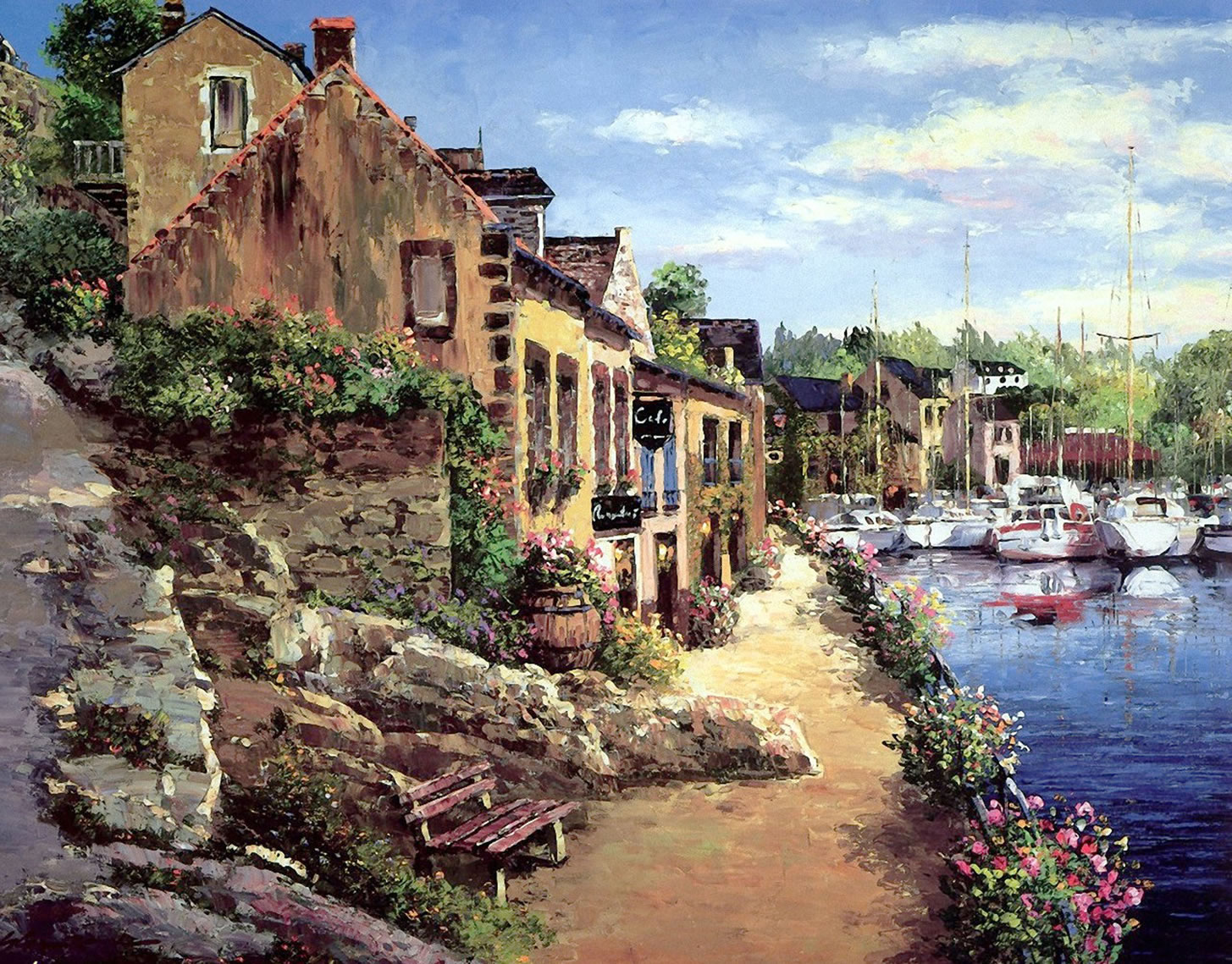 油画的搭配 油画