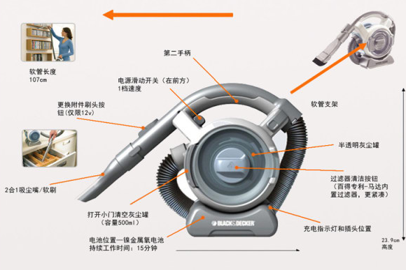 无绳吸尘器