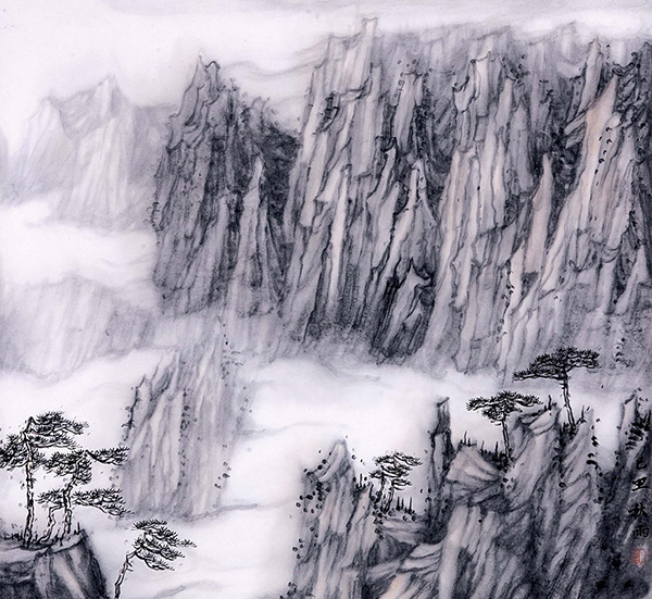 山水画教学 山水画