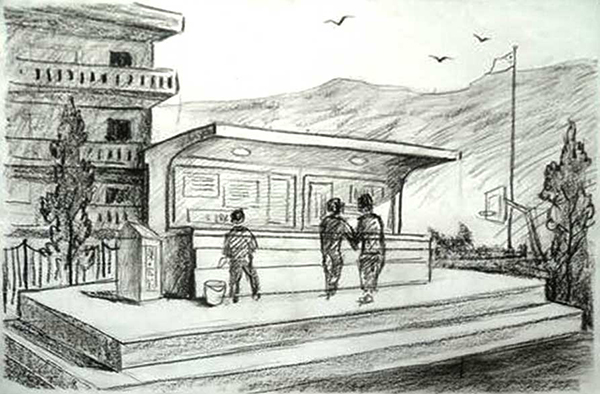 素描风景画入门 素描风景画