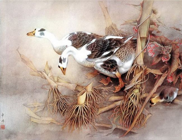 工笔花鸟画历史 工笔花鸟画