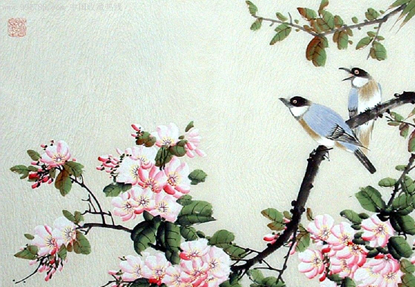 工笔花鸟画色彩 工笔花鸟画