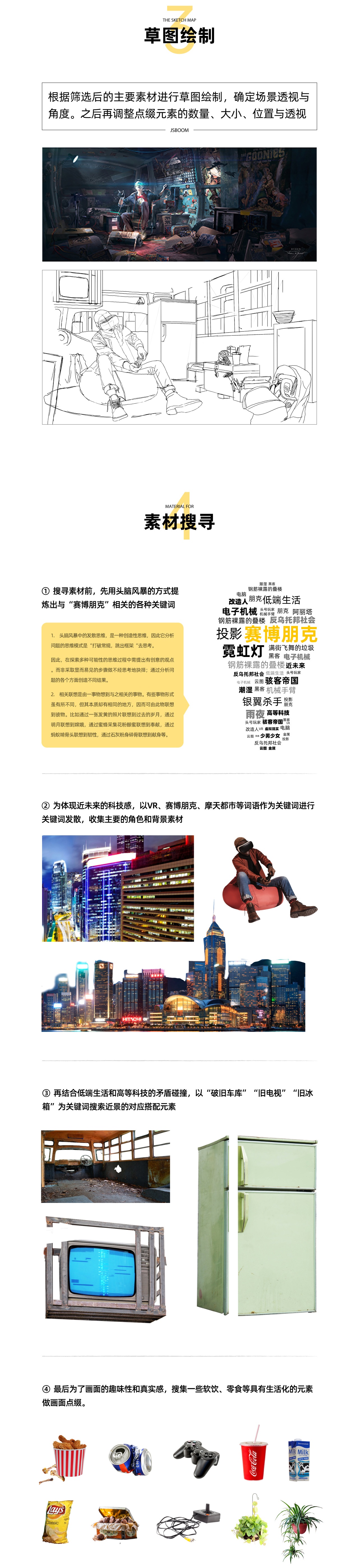 赛博朋克风格案例！「商业合成海报」从构思到成品的全流程解析