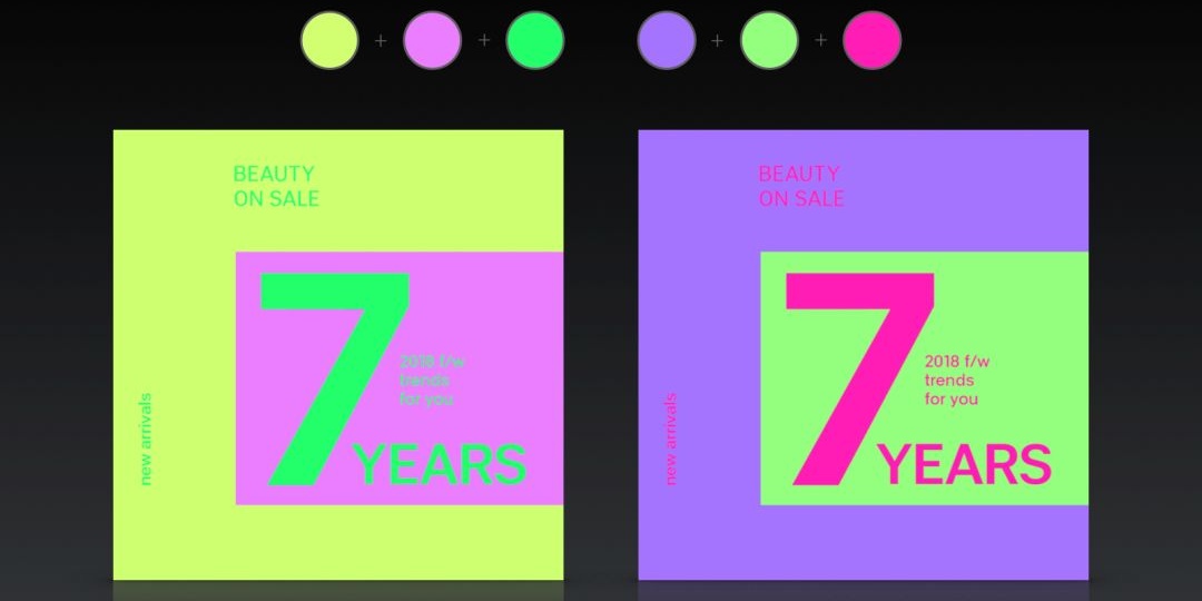 所谓配色达人,就是一次出48个方案