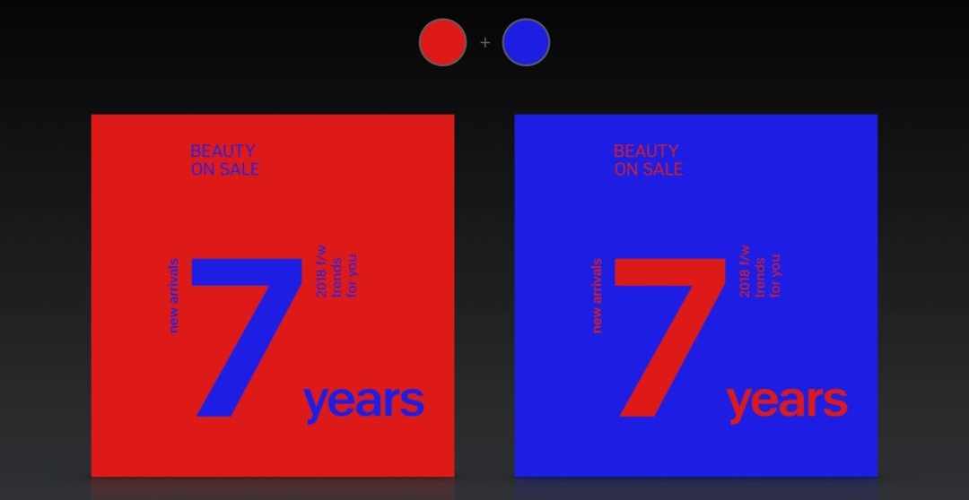 所谓配色达人,就是一次出48个方案