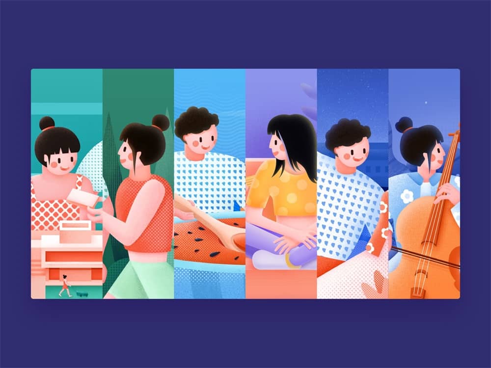 百万人气高手出品!创意描边插画绘制指南(附3D化教程)