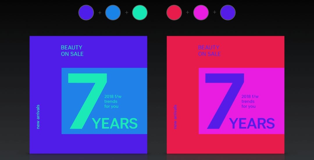 所谓配色达人,就是一次出48个方案