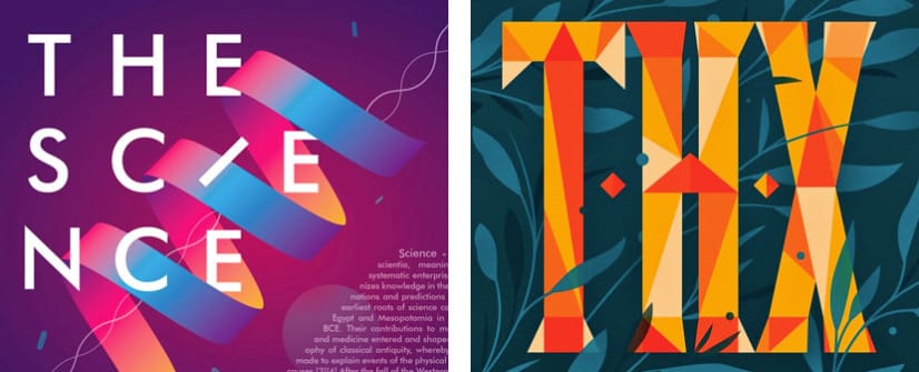 让字体排版更加富有创意的 14 种实用流行方法