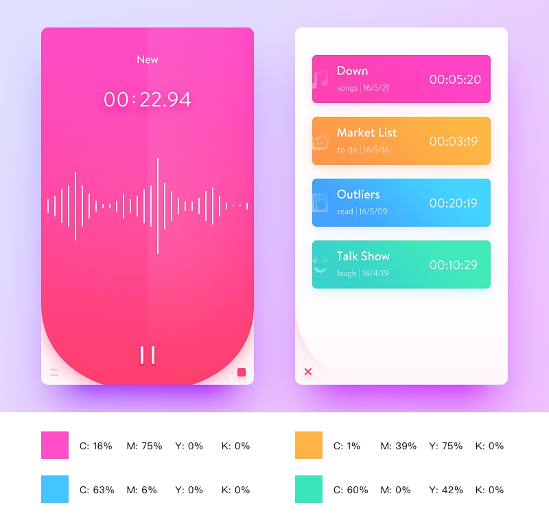 为什么高手的配色那么抢眼？ 原来是用了CMYK 配色法！