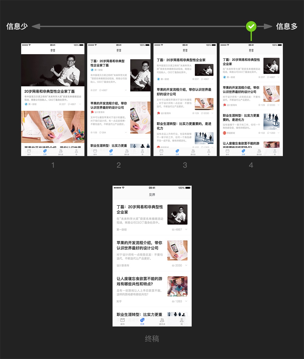 我用这个极限推敲法,有效推进视觉设计