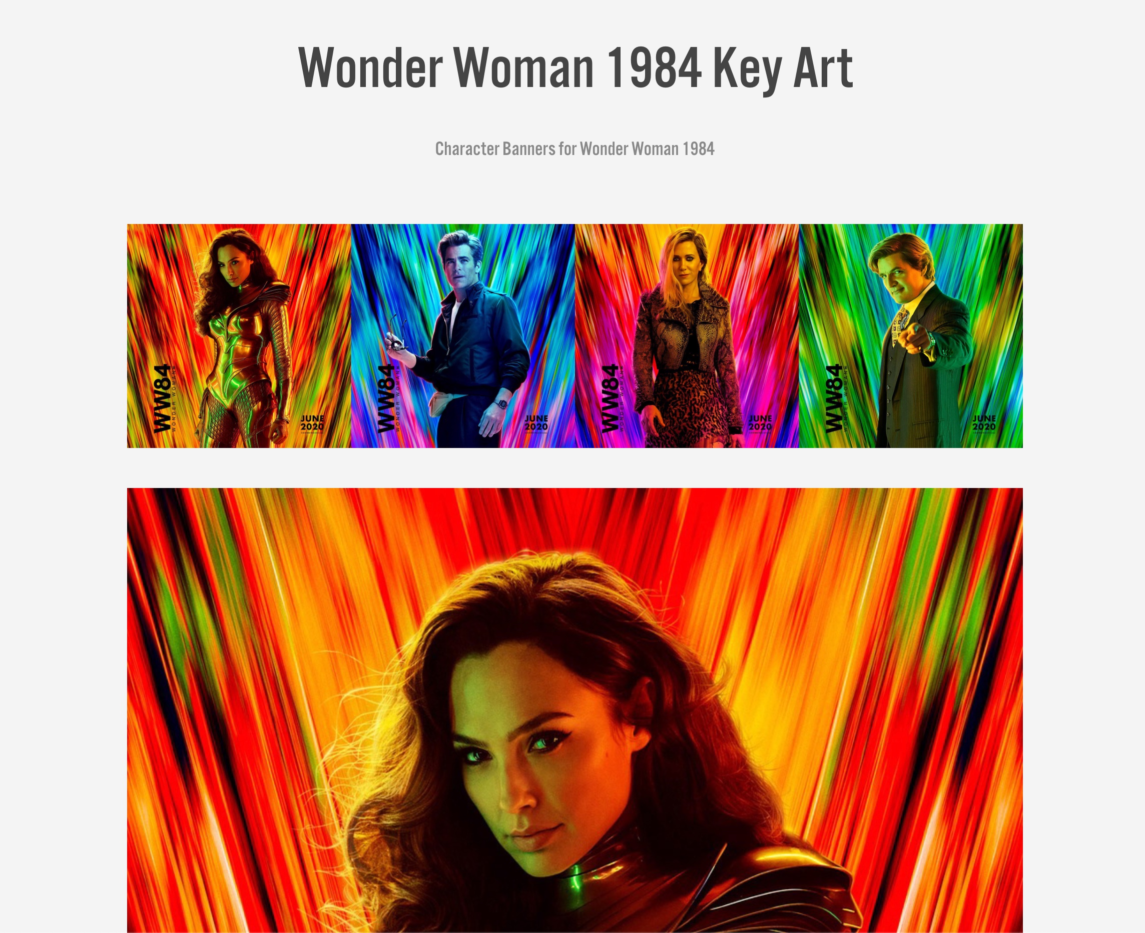 用超多案例,帮你了解《神奇女侠1984》背后的顶级设计机构BOND