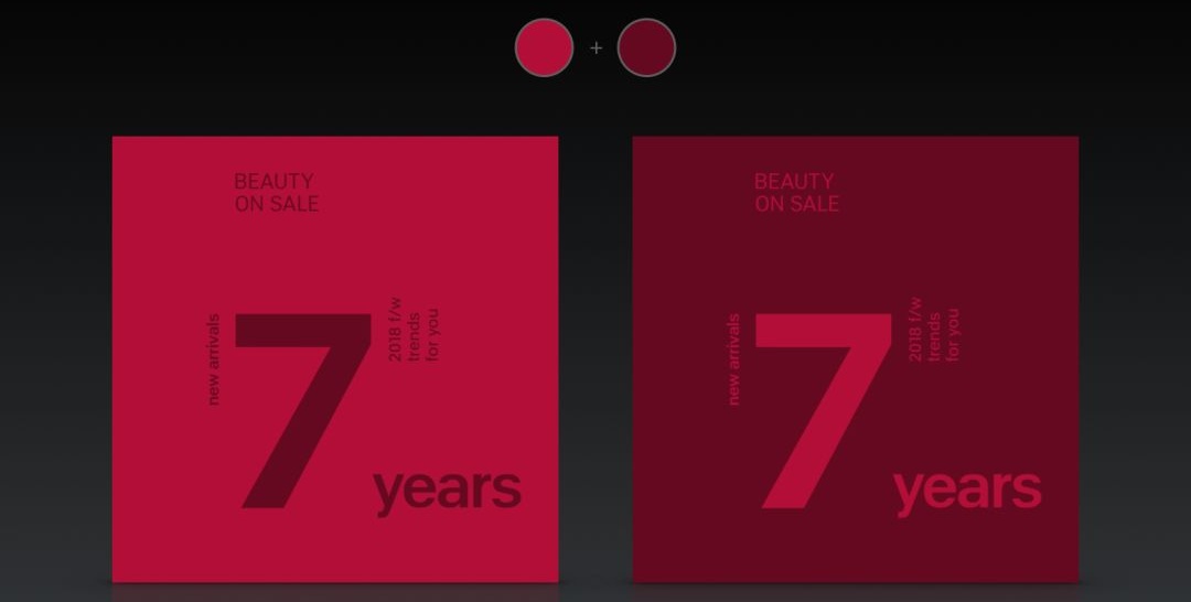 所谓配色达人,就是一次出48个方案