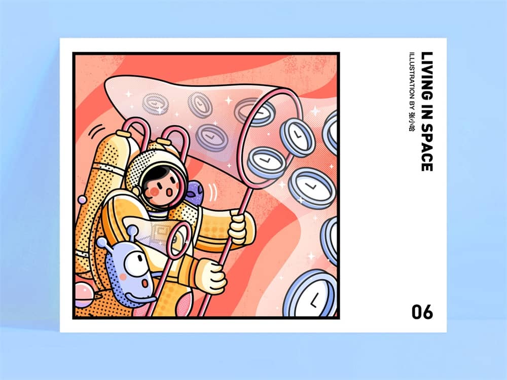 百万人气高手出品!创意描边插画绘制指南(附3D化教程)