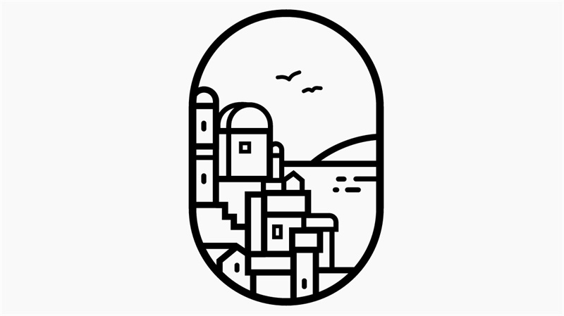 如何从零开始绘制线性插画风景?来看高手的设计思路总结!