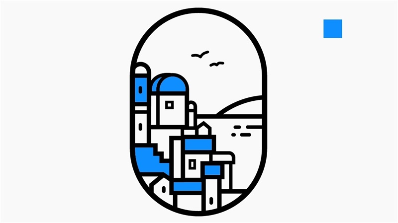 如何从零开始绘制线性插画风景?来看高手的设计思路总结!