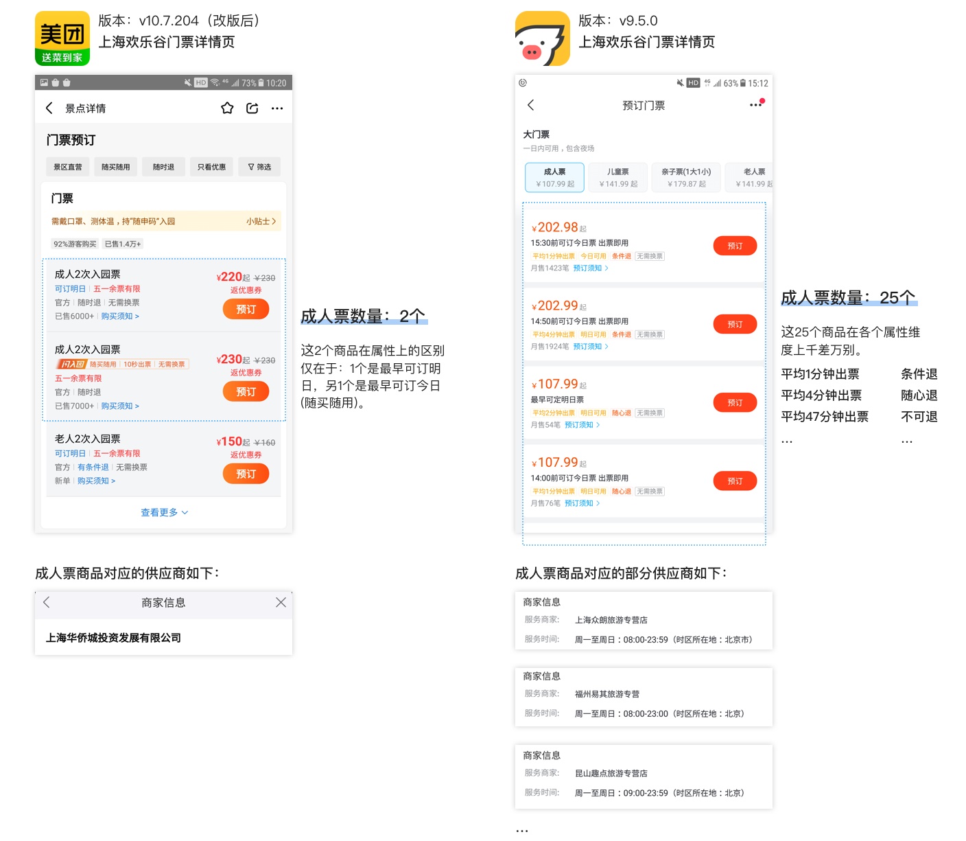 如何做好门票详情页改版?我深度分析了美团的设计