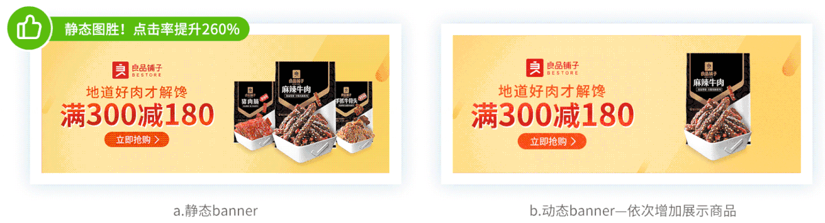 动态Banner效果比静态好吗?来看京东的实测效果!