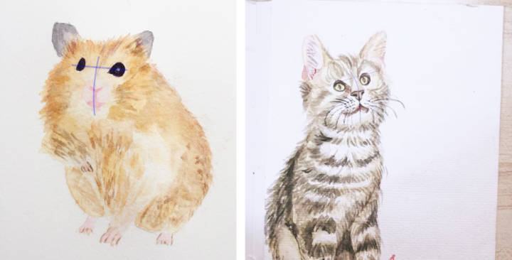 结合实例,总结画线稿时容易出现的几个常见问题