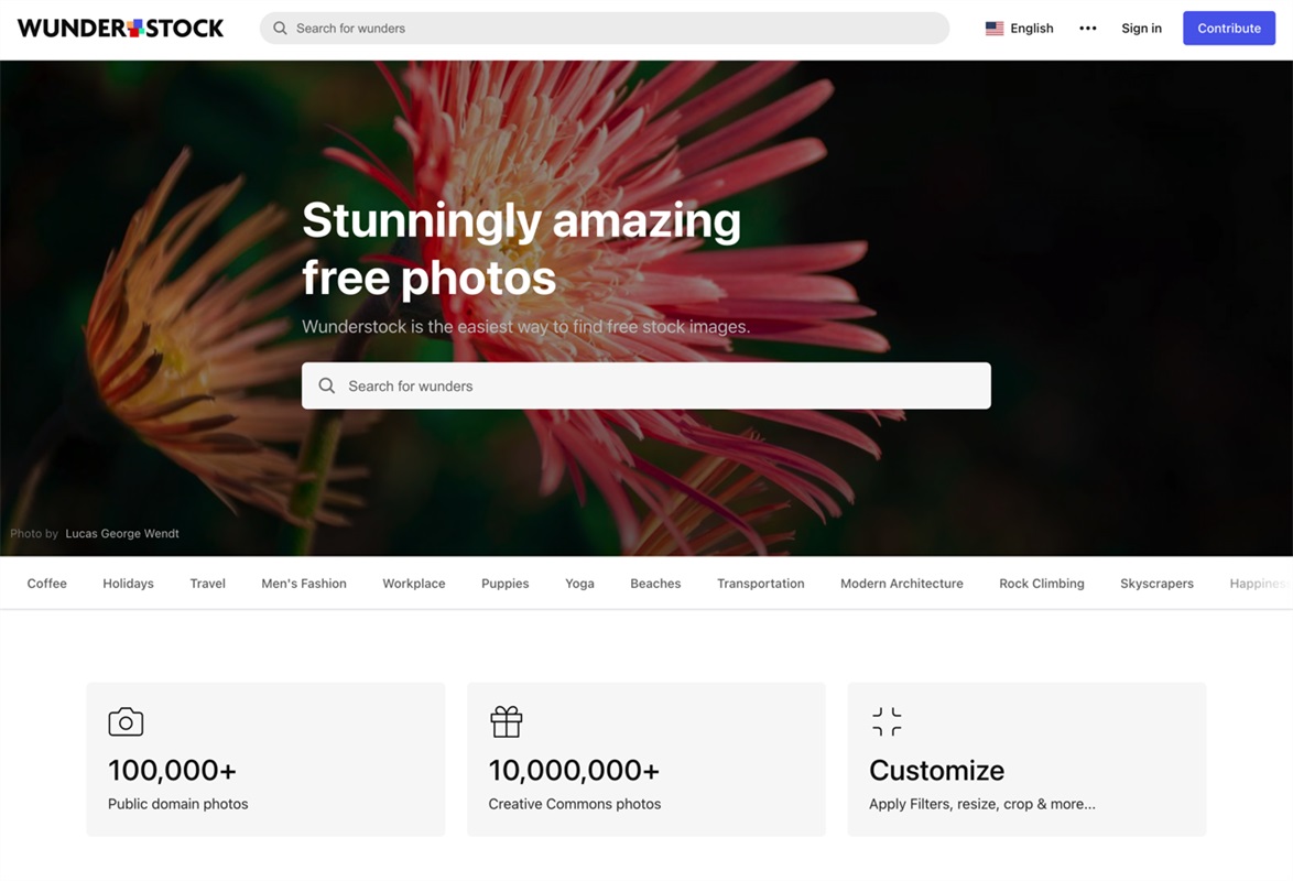 千万张图片免费用!Wunderstock 这个网站太良心了!