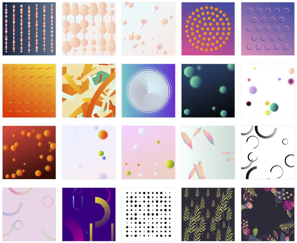 没时间设计背景?收下这个最好玩的背景素材生成器!