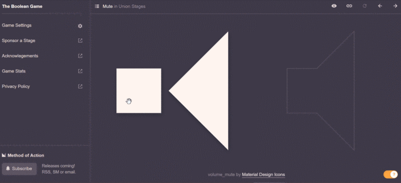 边玩边学!帮你轻松掌握布尔运算的游戏网站!