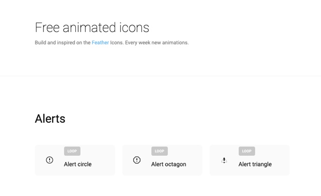图标动效不用自己做,这个免费网站帮你搞定了!