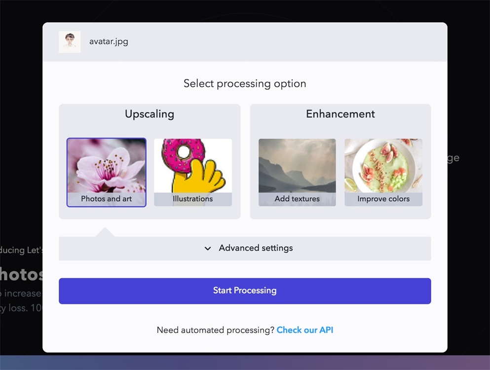 素材模糊不清晰?用这个网站最高放大 16 倍!