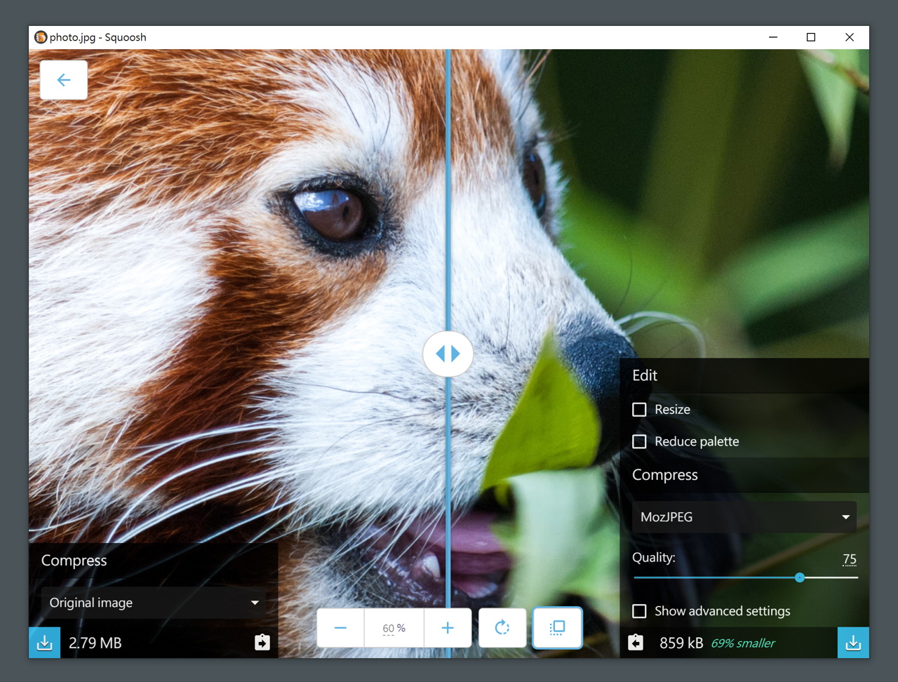这款桌面版图片压缩工具 Squoosh,没网也能免费用!