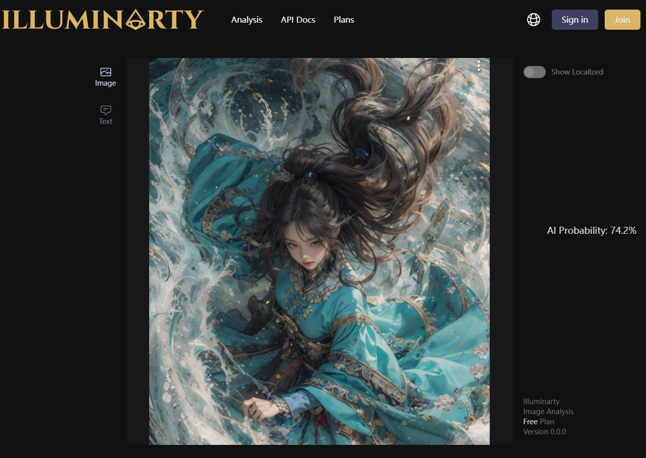 AI绘画 文本检测器illuminarty