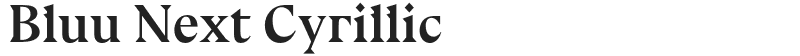 Bluu Next Cyrillic