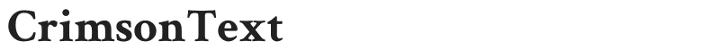 CrimsonText