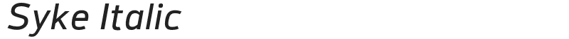 Syke Italic