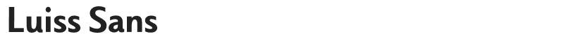 Luiss Sans