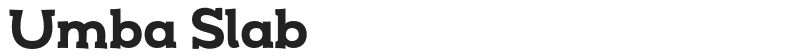 Umba Slab