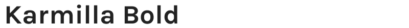 Karmilla Bold